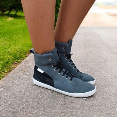 Zapa 2.0 Animal. Deportiva barefoot botín de piel natural by Blandy's