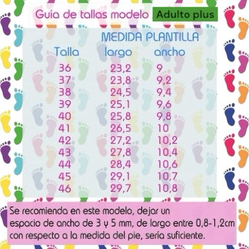 Tallas Adultos plus